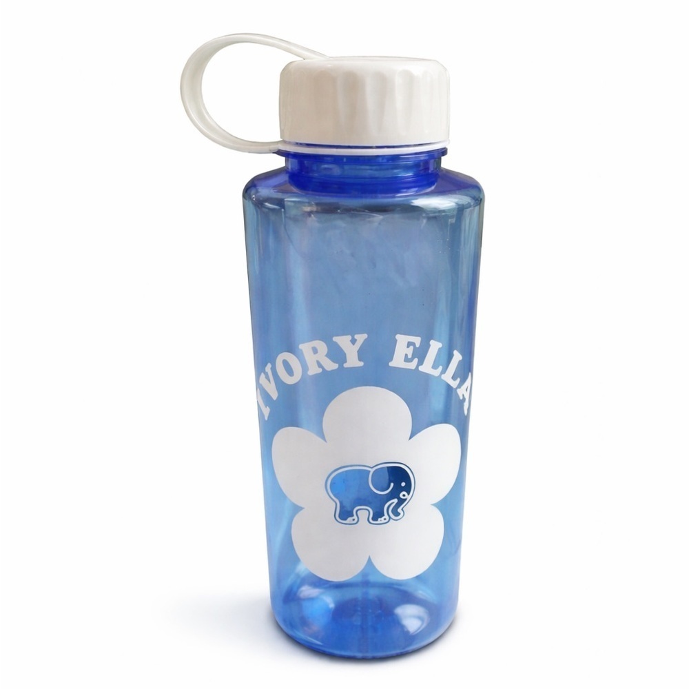 Ivory Ella Blue 36 oz Water Bottle Elephant Logo NWT Reusable